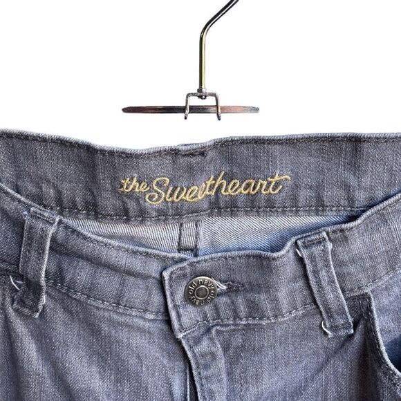 Old Navy Sweetheart Jeans 12R Women’s Grey Pre-Owned [#1249] - Picture 4 of 7